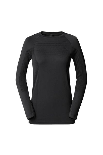 THE NORTH FACE قميص رياضي نسائي - L/S CRE، NF0A89NWJK31 أسود-M-L