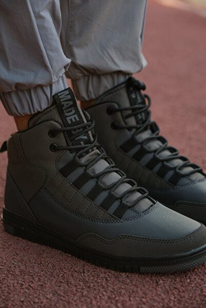 Riccon Gri Siyah Erkek Sneaker Bot 00122262