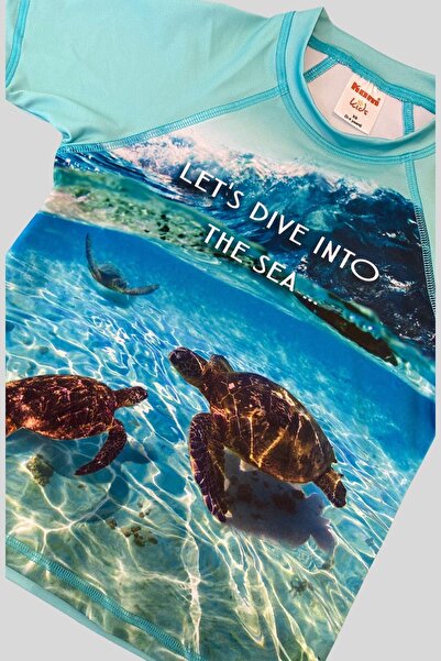 Kom Dive Tişört - Yeşil - Yeşil