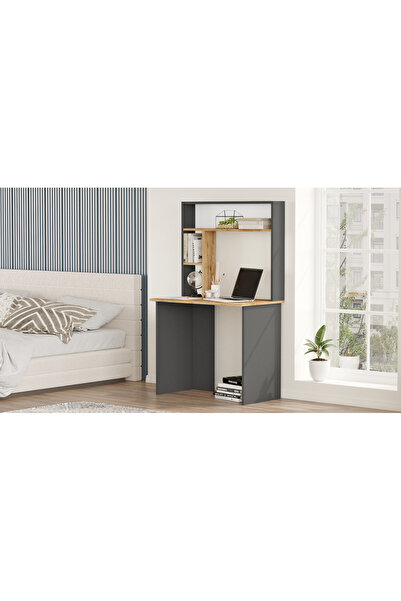 Robin Home Genç Kitaplıklı Çalışma Masası Bilgisayar Masası