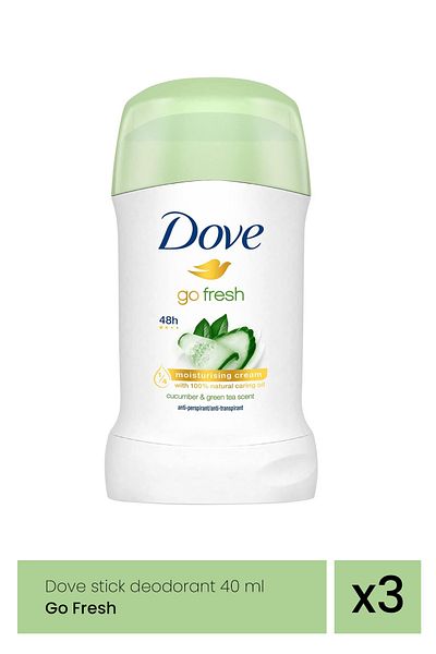 Dove STICK 40ML.FRESH TOUCH CUCUMBER x 3 pieces
