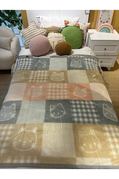 Sesli Aydora Double Sided Quality Acrylic Baby Kids Blanket Newborn Baby Gift 100X120