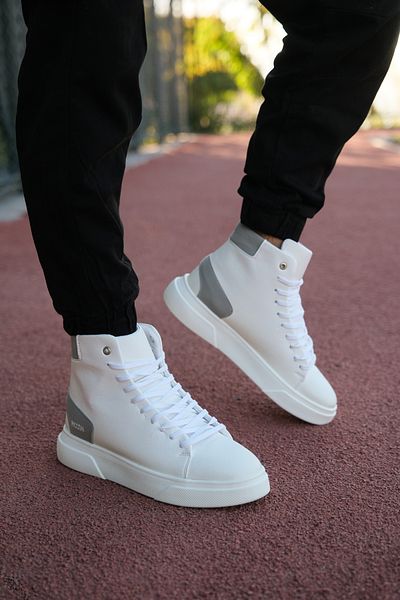 Riccon Bílé pánské boots0012176