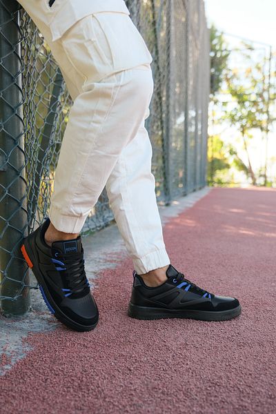 Riccon Pánské tenisky Enzo00121963 Black Saks