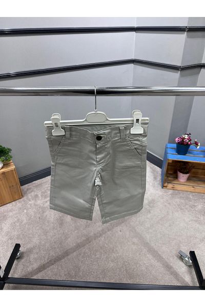 Cool Exclusive Boy's 100% Cotton Double Pocket Gabardine Shorts