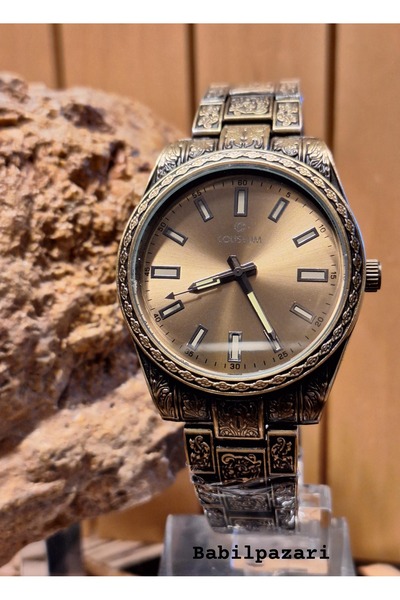 Coliseum Eskitme Erkek Metal Saat (789MT-06)