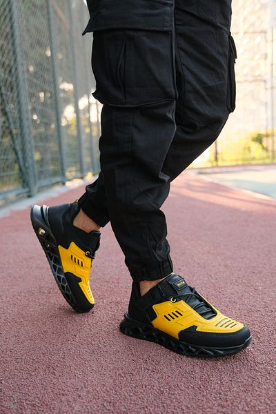 Riccon Black Yellow Men's Sneakers00122021