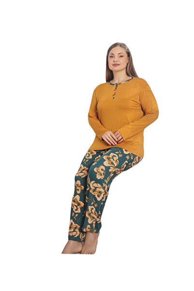 Olivera Plus Size Pijama Suit Olivera Dfn1277