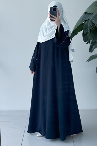 ANDE Biyeli Abaya- Lacivert