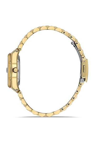 FERRO Yellow Steel Band Women's Wrist Watch Fl21492A-B