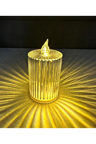 PEKİBU SİLİNDİR MODEL PİLLİ LED MUM 11 CM
