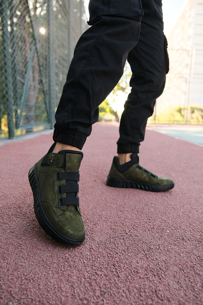 Riccon Haki Unisex Sneaker Bot 0012383
