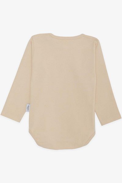 Breeze Cream Colored Snap-On Bodysuit for Baby Boy 9-3 Years
