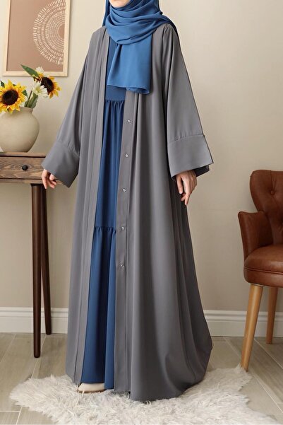 ANDE Klasik Abaya- Gri