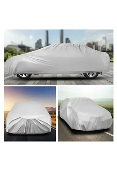 APEXİ Renault Megane 4 Kapı Araba Brandası Örtüsü Çadır - Su Geçirmez - Gri