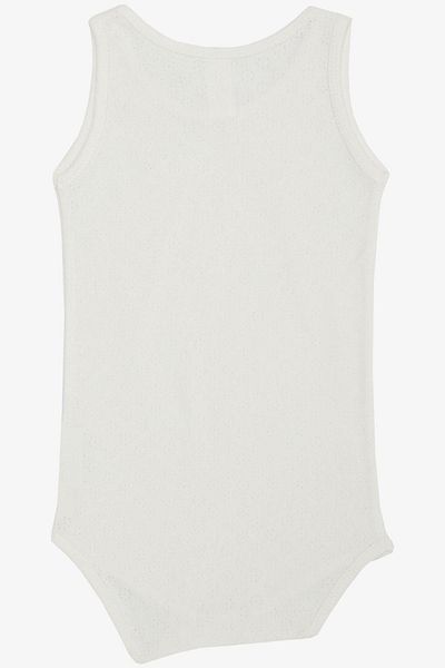 Breeze 9 Months-3 Years Baby Boy Bodysuit - Jacquard, Snap-On Undershirt Bodysuit, Ecru