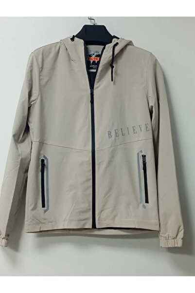 BILL THE KING Kapüşonlu  Fermuarlı Cepli Yağmurluk