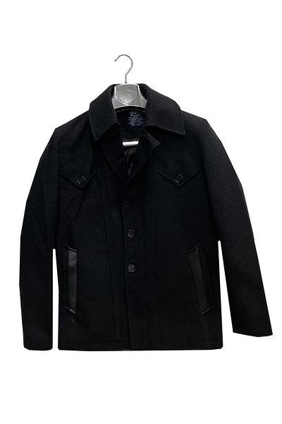 CLASSİCS MEN Ανδρικό παλτό με γιακά Full Judge Comfortable Fit-7066