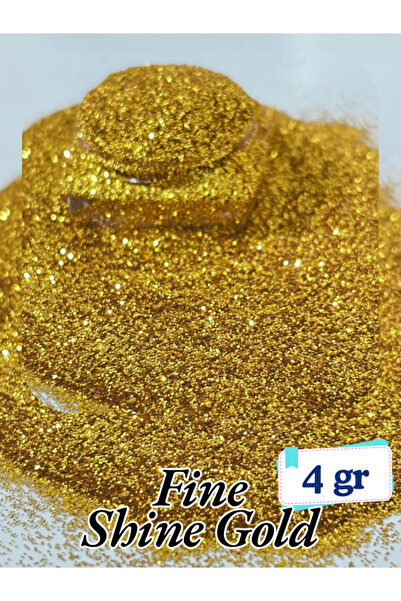 Sirius Hobi Epoksi Reçine Shine Gold Tırnak Makyaj Chunky Glitter 8 gr Hologr...
