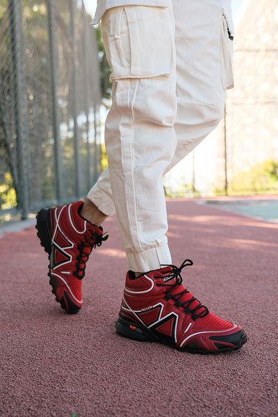 Riccon Thedouk Ανδρικά Trekking Boots0012723 Κόκκινο