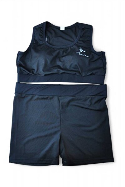 BCFSWİMSPORTS Bustier and Shorts Set Sportsman Swimsuit Bustier Swimsuit Sports Swimsuit Swimsuit