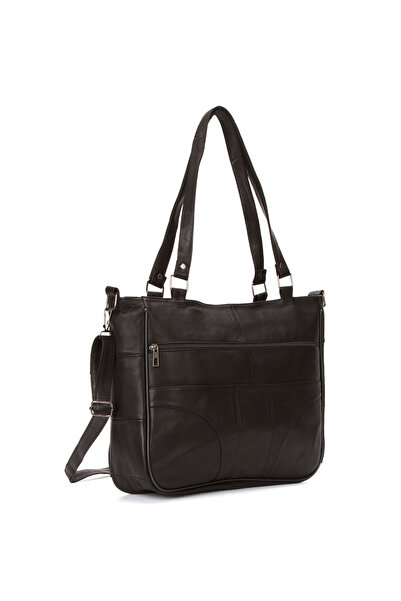 LOOP DESIGN Geantă de mână și de umăr pentru femei din piele naturală