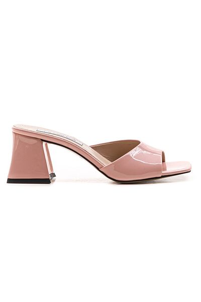 Niloshka Dublin Salmon Patent Leather Women's Slippers