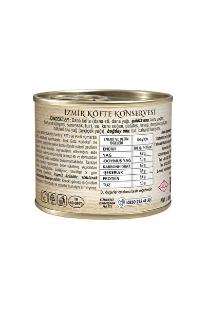KONET Izmir Köfte 200g - Pratik Ve Lezzetli Hazır Yemek