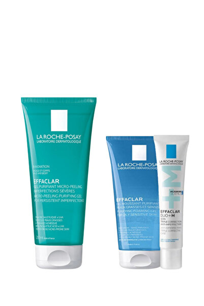 La Roche Posay Yağlı Ve Akneye Eğilimli Ciltler Arındırıcı Jel + Effaclar Tan...