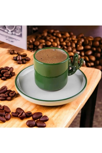 BuNeBox 1 Piece Cactus Model Cup Set, Coffee Cup Set