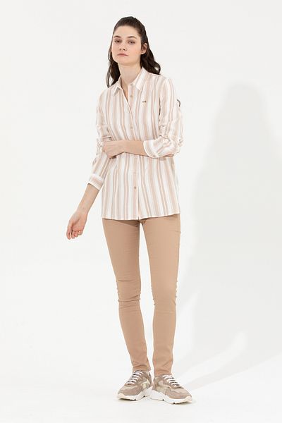U.S. Polo Assn. Women's Camel Toothpick Fit Pants 50253893-Vr015