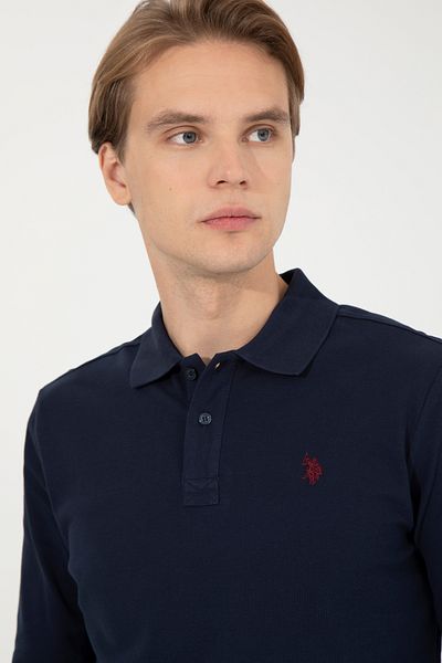 U.S. Polo Assn. Hanorac de bază bleumarin pentru bărbați 50253121 -VR033
