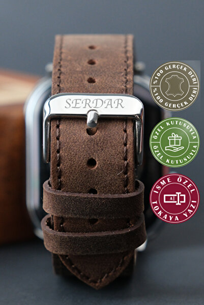 vagave Apple Watch Uyumlu Deri Kordon Saat Kayışı Ultra 2 42 44 45 46 49 Mm 6...