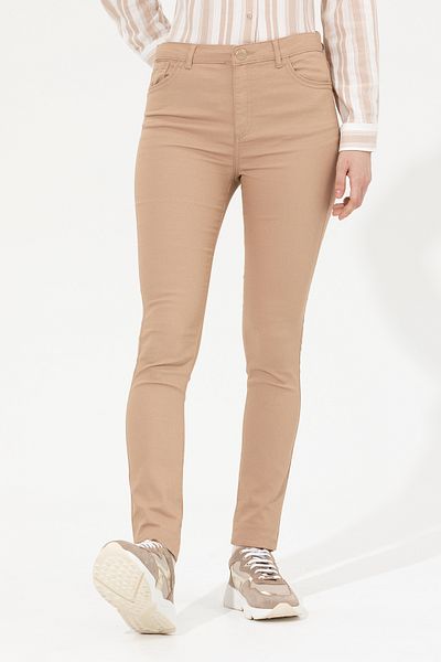 U.S. Polo Assn. Women's Camel Toothpick Fit Pants 50253893-Vr015