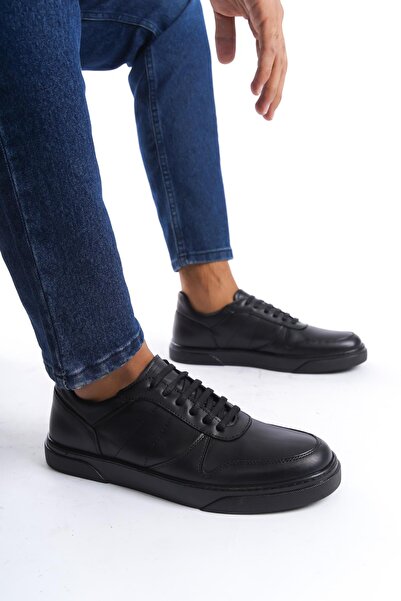 CZ London Men's Genuine Leather Casual Sneaker Sports Shoes with Side Seam De...
