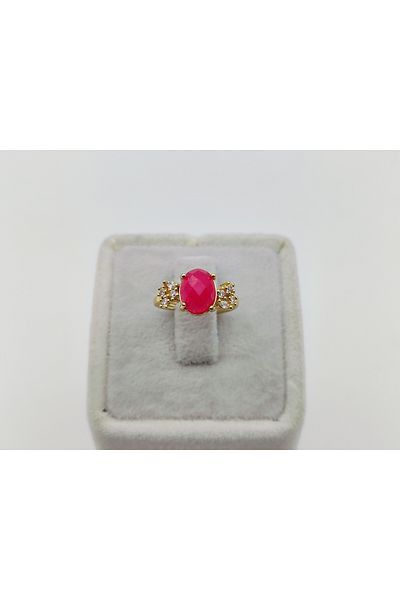 Alina Jewelry Adjustable Gemstone Rings |   Turquoise, Ruby, Emerald, Black Onyx, Rose Quartz and Aquamarine