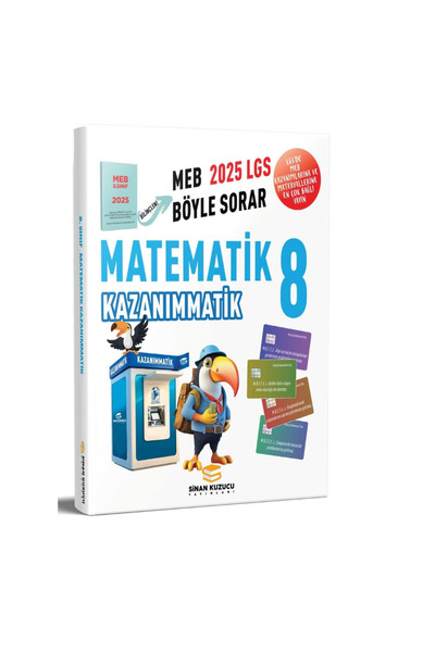 En Yayınları 2025 lgs 8. Sınıf Matematik KAZANIMMATİK SORU BANKASI 2025