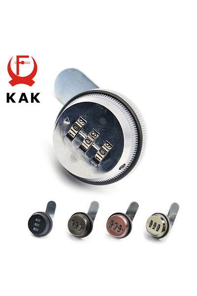 Choice KAK Combination Cabinet Lock Black/Silver Zinc Alloy Password Locks Security Home Automation Cam ...