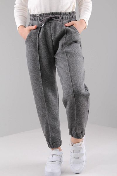 Perendi Anthracite Unisex Παιδική Φούτερ - Άνετη τσέπη και Fleece Elastic