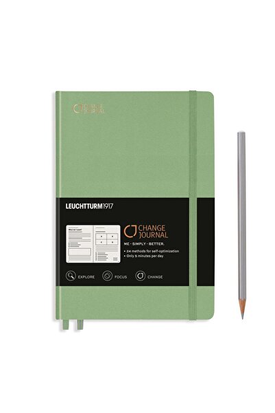 Leuchtturm1917 Change Journal Medium (A5) Sage Değişim Defteri 364513