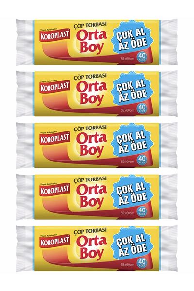Koroplast Medium Size Garbage Bag of 40 5 Pcs