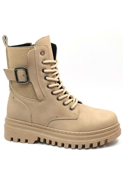 Kids Club Shoes Mehtap Διακοσμητικό κούμπωμα Λεπτομερές αντιολισθητικό πάτο Γυναικείες μπότες Παξιμάδι