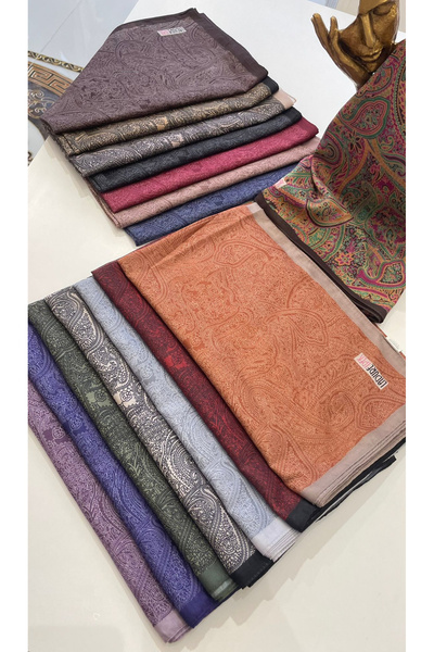 Ladureipek Lüks pamuk ve modal ipek karışımı şal.