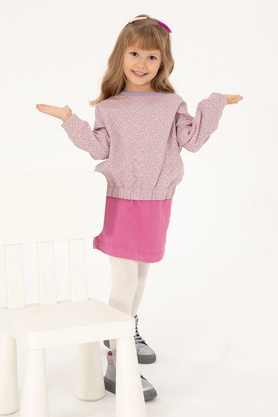 U.S. Polo Assn. Lilac Girls' Sweatshirt - 50298156 -Vr034