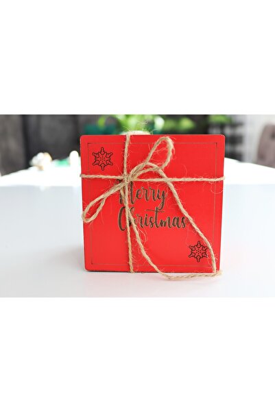 succy Yılbaşı Özel Kutusunda 3'lü Noel Seti - Desenli Boxer   - Tanga ve Şapka