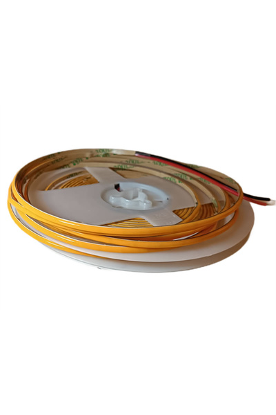 ELEKTRONİKALED 12Volt  3mm IP20 400Ledli İnce Esnek Cob Şerit Led (5 metre)