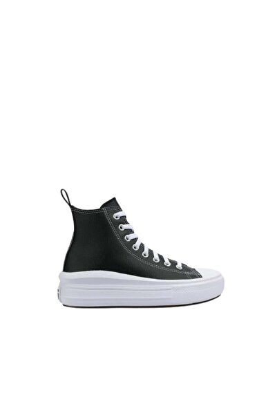 Converse حذاء تشاك تايلور أول ستار موف هاي توب A04831C حذاء رياضي كاجوال باللون الأسود