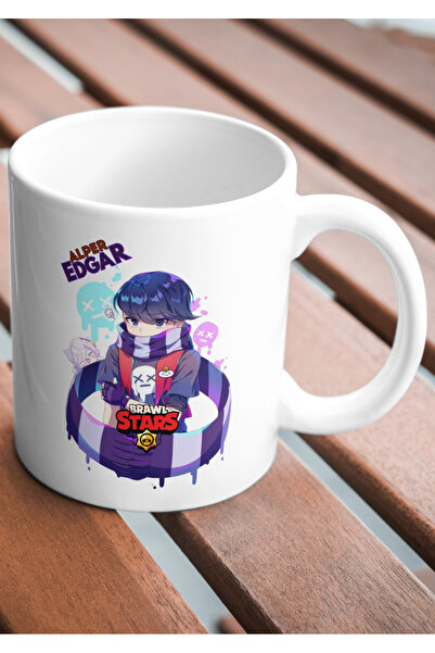 ALPŞAN TİCARET Kişiye Özel İsimli Brawl Stars Edgar Kupa Bardak