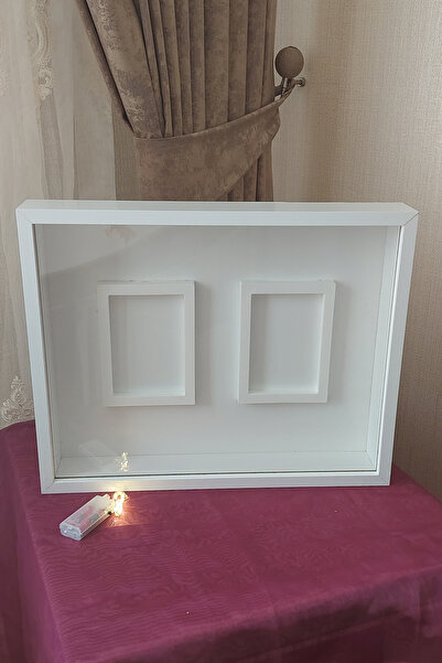 Verda Çerçeve Ledli 40x50 Cm Çift Yönlü Fotoğraf Bölümlü Çerçeve! Gül Anı Çer...