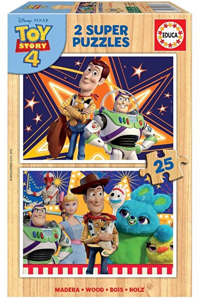 Genel Markalar Educa Puzzle 2X25 Oyuncak Hikayesi 4 18083 Ahşap Puzzle
